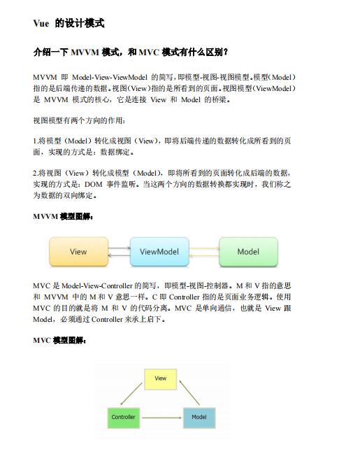 前端面试突破核心知识点备考-Vue PDF 下载  图1
