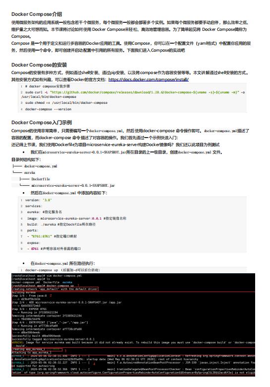 Docker Compose编排电商微服务项目 PDF 下载 图1