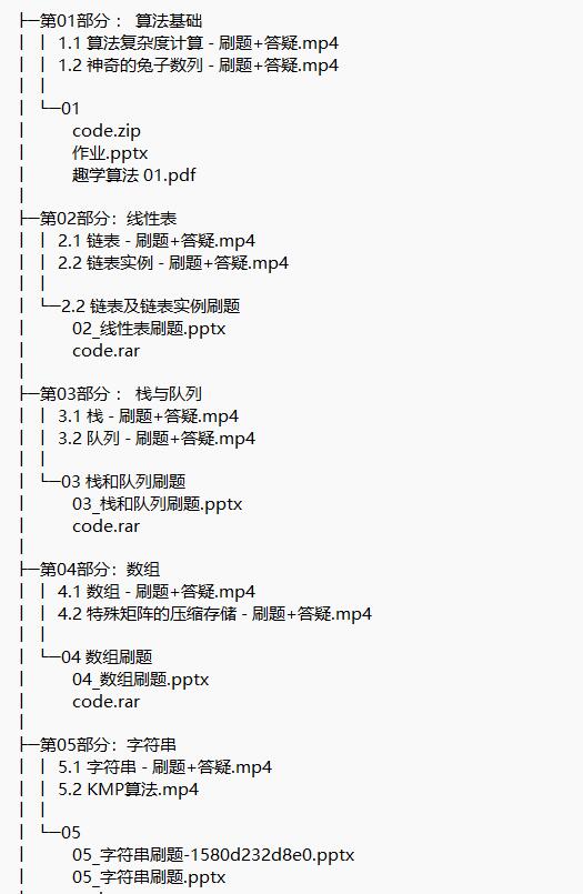 数据结构与算法实战刷题 视频教程 下载 图1