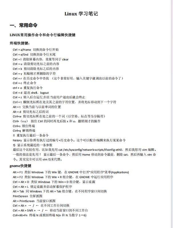 Linux学习笔记（强悍总结值得一看） PDF 下载 图1