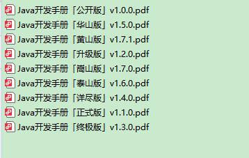 阿里巴巴Java开发手册 PDF 下载 图1